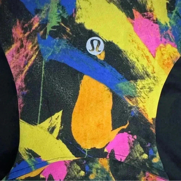 Lululemon Wunder Train Racerback Tank Size 6
Black Neon Multi - Picture 8 of 9